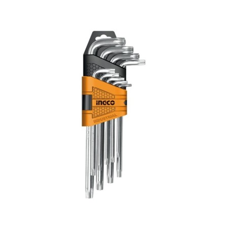 SET 9 CHIAVI TORX CON FORO EXTRA LUNGHE